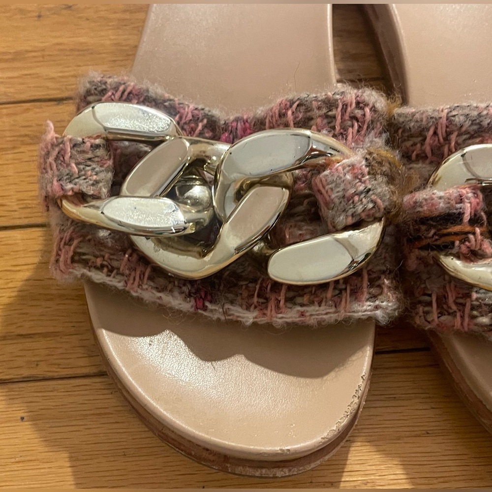 Steve Madden Delay Oversized Chain Link Slides Sa… - image 8